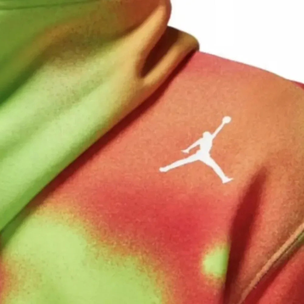 Nike Air Jordan Flight MVP Pullover Hoodie Tie Dye Jumpman Multicolor